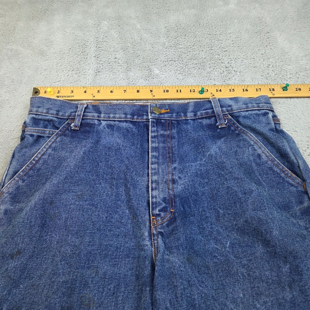 Walls FR Denim Carpenter Shorts Men 36 Flame Resistant Utility "CUSTOM" Cut Offs - Picture 3 of 13